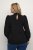 Kaffe Curve Ditta Smock Blusa Preto Profundo - Blusas e Túnicas - 