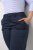 Kaffe Curve Leana Calças Chino 7/8 Azul Marinho Meia-Noite - Jeans & Calças Femininas em Tamanhos Grandes – Plus Size - 