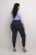 Kaffe Curve Leana Calças Chino 7/8 Azul Marinho Meia-Noite - Jeans & Calças Femininas em Tamanhos Grandes – Plus Size - 