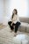 Kaffe Curve Josa Shirt Feather Grey Stripe - Camisas - 