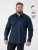 D555 Oliver Camisa Elástica De Manga Comprida Resistente A Manchas E Sem Passar A Ferro Azul Marinho - Camisas - Camisas Homem Tamanhos Grandes