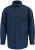 D555 Oliver Camisa Elástica De Manga Comprida Resistente A Manchas E Sem Passar A Ferro Azul Marinho - Camisas - Camisas Homem Tamanhos Grandes