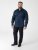 D555 Oliver Camisa Elástica De Manga Comprida Resistente A Manchas E Sem Passar A Ferro Azul Marinho - Camisas - Camisas Homem Tamanhos Grandes