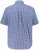 JP1880 Short Sleeve Check Print Traditional Shirt Blue - Camisas - Camisas Homem Tamanhos Grandes