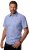 JP1880 Short Sleeve Check Print Traditional Shirt Blue - Camisas - Camisas Homem Tamanhos Grandes