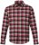 JP1880 Shirt Flannel Checked Long Sleeve Red TALL - ROUPAS DE HOMEM MT-6XLT - Tamanhos-Tall Homem