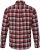 JP1880 Shirt Flannel Checked Long Sleeve Red TALL - ROUPAS DE HOMEM MT-6XLT - Tamanhos-Tall Homem