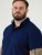 D555 James Camisa Oxford De Manga Curta TALL Azul Marinho - TALL camisas - 
