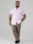 D555 James Camisa Oxford De Manga Curta TALL Rosa - TALL camisas - 