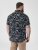 D555 Rick Geometric Print Short Sleeve Shirt Navy - Camisas - Camisas Homem Tamanhos Grandes