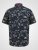 D555 Rick Geometric Print Short Sleeve Shirt Navy - Camisas - Camisas Homem Tamanhos Grandes