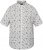 North Latitude 61111 Camisa de Linho Estampada Manga Curta Branco - Camisas - Camisas Homem Tamanhos Grandes