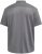 North Latitude 61116 Camisa Piqué Mesclada Manga Curta Cinzento - Pólos - Pólos Tamanhos Grandes Homem
