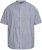 North Latitude 61164 Camisa às Riscas com Gola Mao Cinzento - Camisas - Camisas Homem Tamanhos Grandes