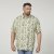 North Latitude 61310 Camisa de Viscose com Estampado Integral Verde Azeitona - Camisas - Camisas Homem Tamanhos Grandes