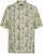 North Latitude 61310 Camisa de Viscose com Estampado Integral Verde Azeitona - Camisas - Camisas Homem Tamanhos Grandes