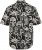 JP1880 Skull Pattern Jersey Short Sleeve Shirt Black - Camisas - Camisas Homem Tamanhos Grandes