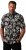 JP1880 Skull Pattern Jersey Short Sleeve Shirt Black - Camisas - Camisas Homem Tamanhos Grandes