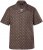 JP1880 Boxy Cuba Short Sleeve Shirt Brown - Camisas - Camisas Homem Tamanhos Grandes