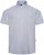 Kam Jeans 6334 Striped Grandad Short Sleeve Shirt Blue - Camisas - Camisas Homem Tamanhos Grandes