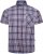 Kam Jeans 6339 Checked Short Sleeve Shirt Blue - Camisas - Camisas Homem Tamanhos Grandes