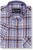 Kam Jeans 6339 Checked Short Sleeve Shirt Blue - Camisas - Camisas Homem Tamanhos Grandes