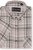 Kam Jeans 6339 Checked Short Sleeve Shirt Beige - Camisas - Camisas Homem Tamanhos Grandes