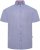 Kam Jeans 6340 Linen Mix Short Sleeve Shirt Blue - Camisas - Camisas Homem Tamanhos Grandes