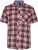 Kam Jeans 6368 Checked Short Sleeve Shirt Red - Camisas - Camisas Homem Tamanhos Grandes