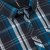 Kam Jeans 6380 Casual Checked Short Sleeve Shirt Navy - Camisas de manga curta - Camisas de Manga Curta Tamanhos Grandes