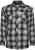 Kam Jeans 6352 Western Twin Pocket Long Sleeve Shirt Charcoal - Camisas - Camisas Homem Tamanhos Grandes