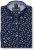 Kam Jeans 6364 All Over Floral Print Long Sleeve Shirt Navy - Camisas - Camisas Homem Tamanhos Grandes