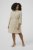 Kaffe Curve Milla Short Shirt Dress Chinchilla/Chalk Stripe - Vestidos mini - 