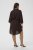 Kaffe Curve Mille Short Shirt Dress Black Coffee Brown - Vestidos mini - 