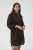 Kaffe Curve Mille Short Shirt Dress Black Coffee Brown - Vestidos mini - 