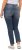 Ulla Popken Distressed Stretch Fit Sarah Jeans Blue Denim - Jeans & Calças Femininas em Tamanhos Grandes – Plus Size - 