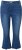 Ulla Popken Cropped Flared Eyelet Jeans Denim Blue - Jeans & Calças Femininas em Tamanhos Grandes – Plus Size - 