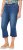 Ulla Popken Cropped Flared Eyelet Jeans Denim Blue - Jeans & Calças Femininas em Tamanhos Grandes – Plus Size - 