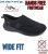 D555 Shelvey Kingsize Open Top Knitted Shoe Black - Sapatilhas - 