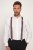 JP1880 Suspenders with Adjustable Length Burgundy Red - Acessórios - 