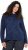 Ulla Popken Textured Glitter Embroidery Oversized Sweater Ink Blue - Sweatshirts & hoodies - 