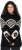 Ulla Popken Aztec Pattern Turtleneck Sweater Black - Sweatshirts & hoodies - 