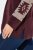 Ulla Popken Aztec Pattern Turtleneck Sweater Plum - Sweatshirts & hoodies - Sweatshirts, Hoodies e Malhas Aconchegantes