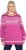 Ulla Popken Norwegian Style Pastel Tone Long Sleeve Sweater Summer Berry - Sweatshirts & hoodies - 