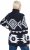 Ulla Popken Aztec-Inspired Long Sleeve Turtleneck Sweater Navy - Sweatshirts & hoodies - 