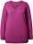 Ulla Popken Soft Fine Knit Pullover V-Neck Sweatshirt Dark Lilac - Sweatshirts & hoodies - 