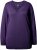 Ulla Popken Casual V-Neck Long Sleeve Sweater Deep Violet - Sweatshirts & hoodies - 