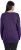 Ulla Popken Soft Fine Knit Pullover V-Neck Sweatshirt Deep Violet - Sweatshirts & hoodies - 