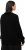 Ulla Popken Lace-Up Cuff Long Sleeve V-Neck Sweater Black - Sweatshirts & hoodies - 