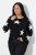 Ulla Popken Glitter Stars Soft Knit Sweater Black - Sweatshirts & hoodies - Sweatshirts, Hoodies e Malhas Aconchegantes